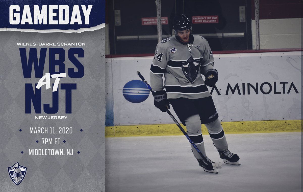 🚨 GAME DAY! 🚨 🗓 Wednesday, March 11 ⏰ 7:00pm 📍 Middletown Ice World Arena Watch live @MyHockeyTV!