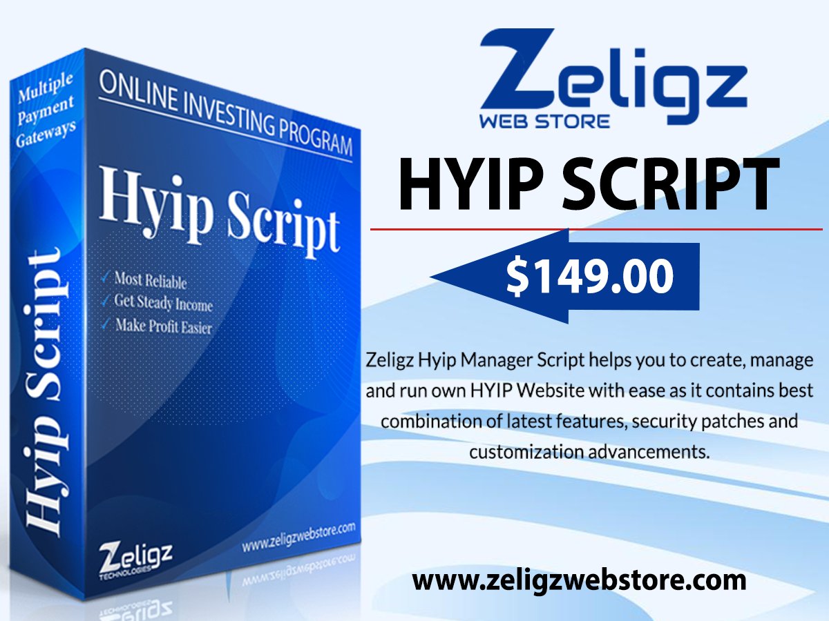 joe_thomas198's tweet image. Now, it is the right time to start your investment business, because the #bitcoin price is high at this time. So, don&apos;t waste your time, purchase the amazing #HYIP_script from ZWS. They provide all the major features &amp;amp; functionalities in their HYIP script: zeligzwebstore.com/product/hyip-s…