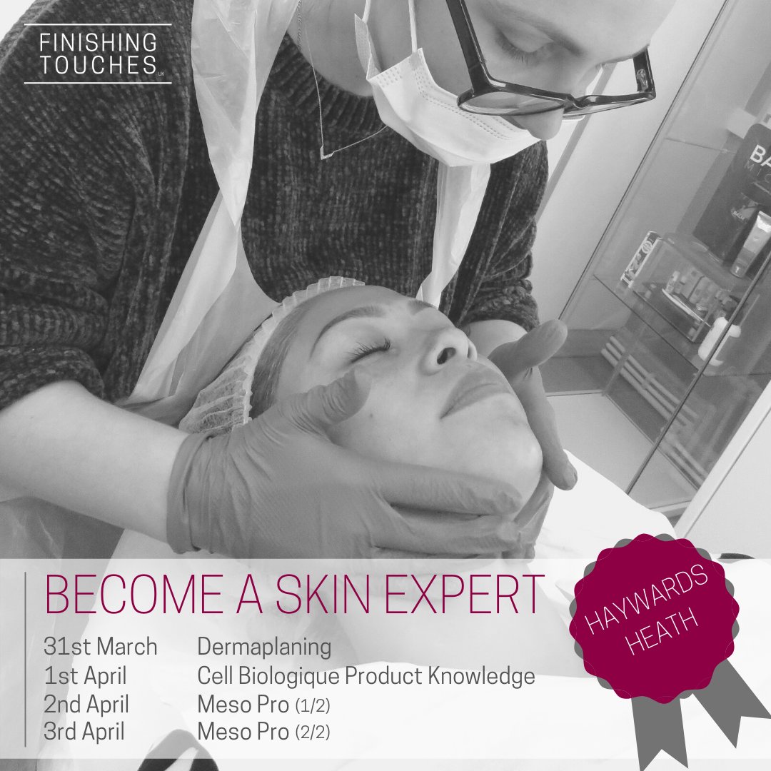 Finishing Touches (@cosmedictattoos) on Twitter photo ⭐ Become a SKIN EXPERT with Finishing Touches ⭐
SAVE 15% with our MARCH MADNESS training offer when you book our four-day skin treatments courses 💕
☆ To find out more DM, call 📞 01444 414744 or email amanda@finishingtouchesgroup.com ⭐ Become a SKIN EXPERT with Finishing Touches ⭐
SAVE 15% with our MARCH MADNESS training offer when you book our four-day skin treatments courses 💕
☆ To find out more DM, call 📞 01444 414744 or email amanda@finishingtouchesgroup.com