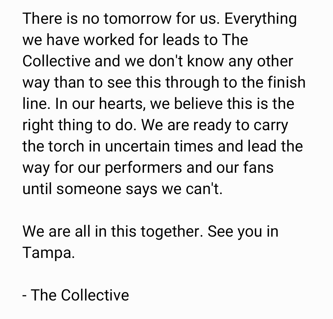 collective2025's tweet photo. On behalf of The Collective: https://t.co/Zmtqtjbaym