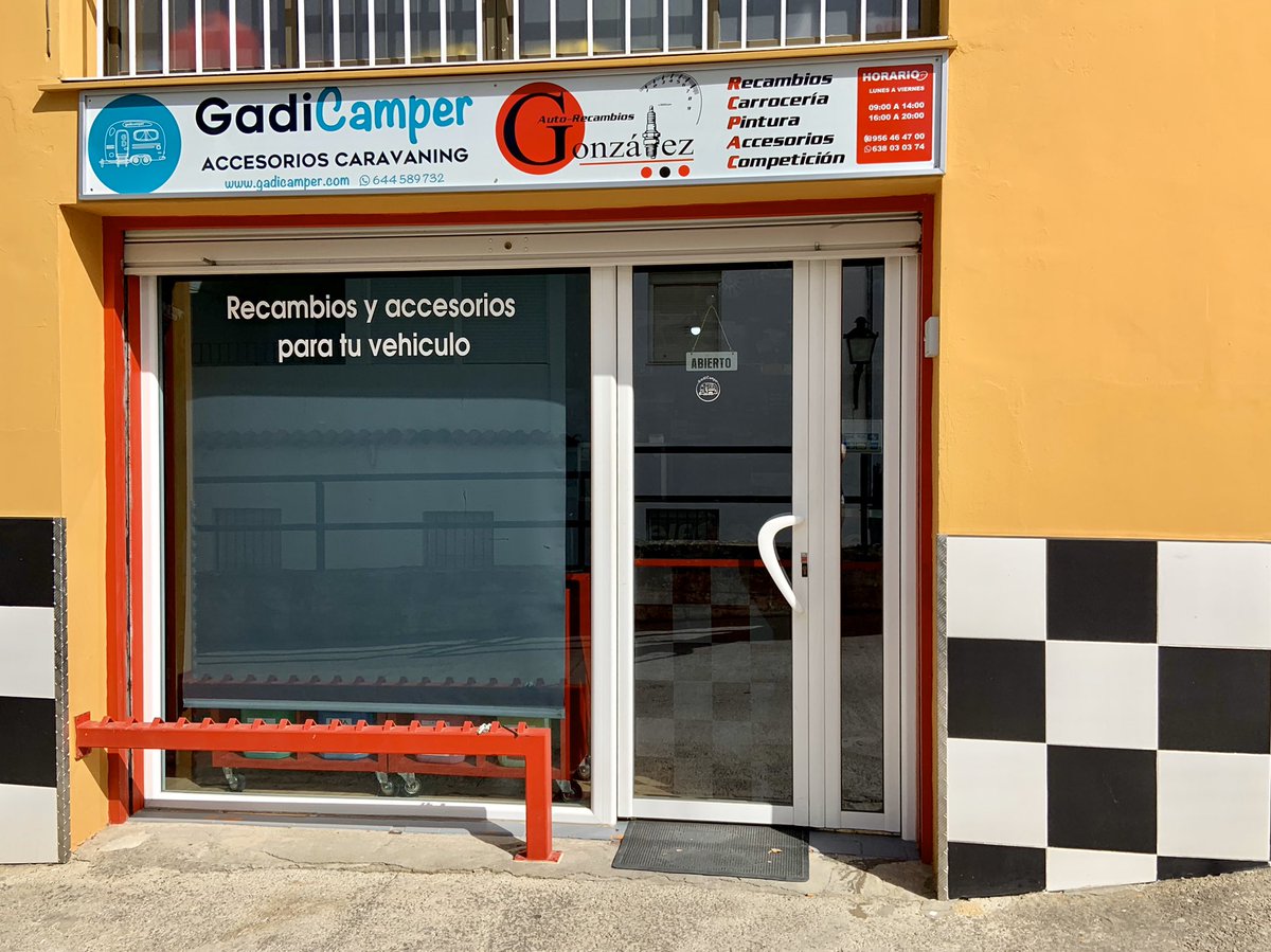 AutoRecGonzalez's tweet photo. Accesorios para caravanas, autocaravanas y furgonetas camper, en UBRIQUE (Cádiz).
🚐📍Nos encontramos en Prol. Avda. Fuente San Francisco. 
✅Disponemos también de TIENDA ONLINE: https://t.co/qwNgCAaWXl https://t.co/riMSxQGDR9