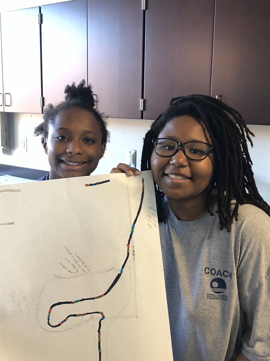 ChapinMiddle's tweet image. 7th grade science students are using Ozobots for their introduction to the digestive system.  The challenge is to connect the Ozobots actions with the process of each organ as it “passes” through the Primary Digestive System!#cmsscience #ourDISrocks #pridein5 #lexrich5schools