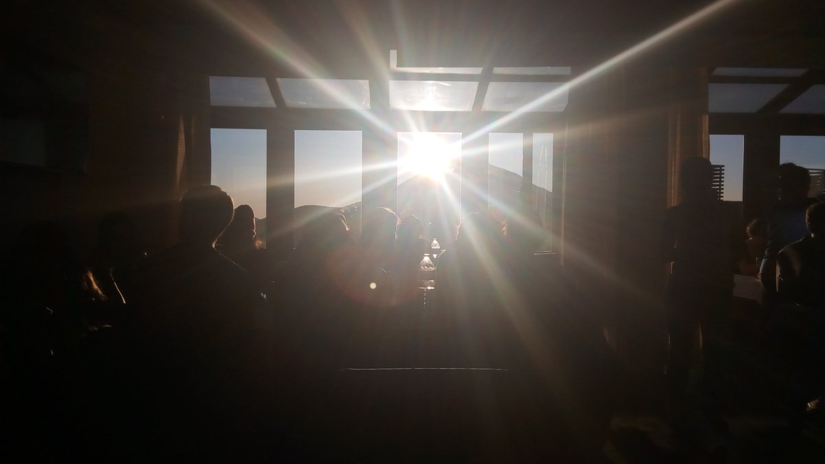 RockStarEduSun's tweet photo. At @IAC_Astrofisica´s Teide observatory, @RockStarEduSun students working 
on the module entitled "Our star, the sun". Great work of @EffPena. October 2019 https://t.co/PN3nmfLzqf