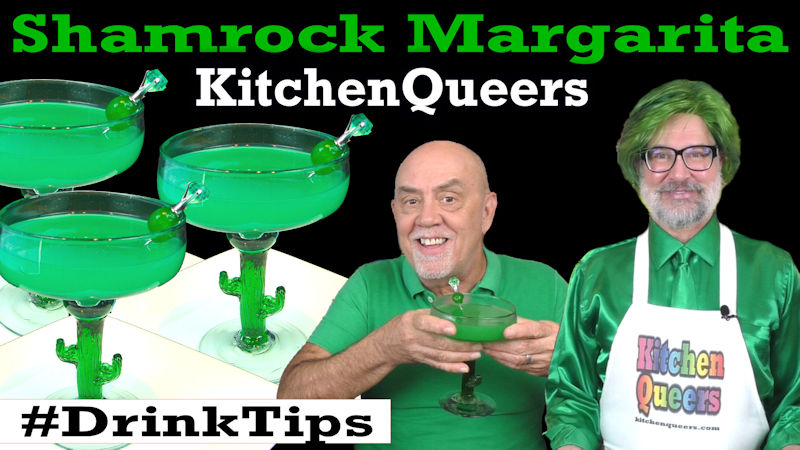 kitchenqueers's tweet photo. Our newest #video is now available to view. See how we make a #Shamrock #Margarita here: https://t.co/WBkU7Wr2E0 #StPatricksDay #GreenCocktails #SilverTequila #Tequila #Cocktails https://t.co/wA68ssS0vJ