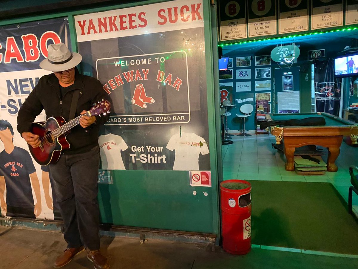 FenwayBarCabo's tweet photo. He’s back. 

One of the brightest stars of the #LosCabos #livemusic scene, Mauri Acuña, is once again performing weekly at Fenway Bar Cabo.  

Stop by tomorrow – or any Thursday night after six – to have fun and hear some great music. https://t.co/GYsEUQMvBs