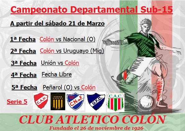 LeoCastro_14's tweet photo. Vamos gurises!! A poco más de una semana de un nuevo objetivo. @CAColon_1926 https://t.co/eD24oStgk5