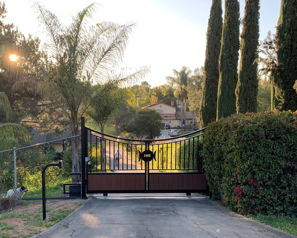 FallbrookODG's tweet image. Another personally designed gate installed on Friday. Get started on your new gate today!