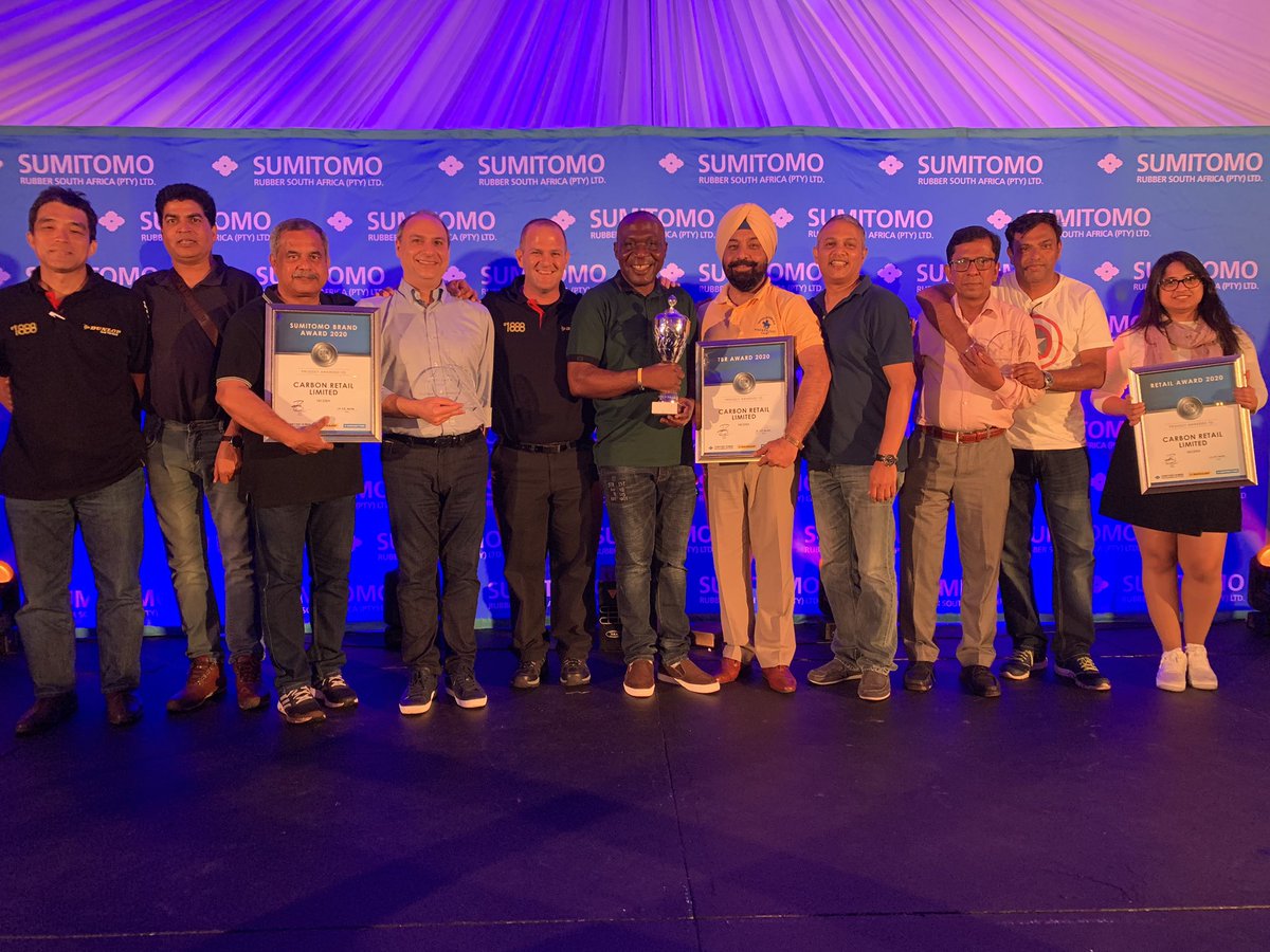 govindrams's tweet photo. It's great to be part and lead the winning team. Carbon retail team continue its excellent work with the #Dunlop brand in #Africa.  The #Nigerian team did better than others. Well done team #DWA / #Carbonretail.  Proud of you all. #thewinningteam https://t.co/P8god1cyJV