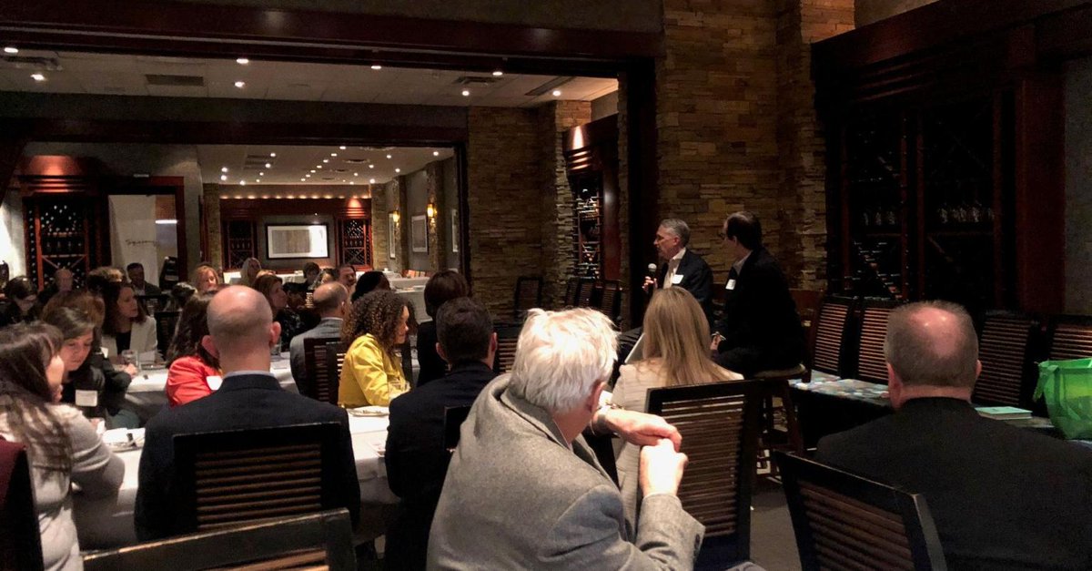 hck2's tweet photo. “The company is the product," definitely highlights how all companies today must be about their people, and not simply their customers. Chris Willis and Randy Haran were terrific speakers at the YES CEO Symposium!
#CEO #Symposium https://t.co/Sh0OEfRCZf