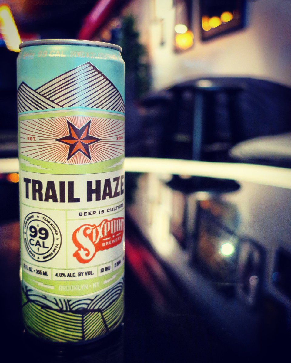 Spring ahead into a cold can of this delicious 99 cal <a href="/sixpoint/">Sixpoint</a> Trail Haze... as they describe it: "How about an IPA that won’t slow you down? We packed tons of hop character into this super juicy, crazy aromatic little hazy IPA..."