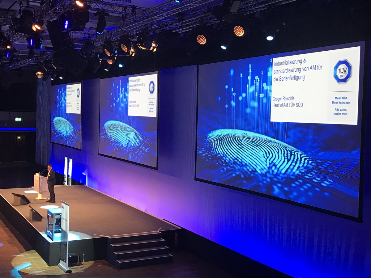 IPM_Network's tweet photo. Gregor Reischle, TÜV Süd Product Service GmbH
Industrialisierung & Standardisierung von AM für die Serienfertigung
#amforum20
#industrialisierung
#standardisierung https://t.co/AtOQTcxwJI