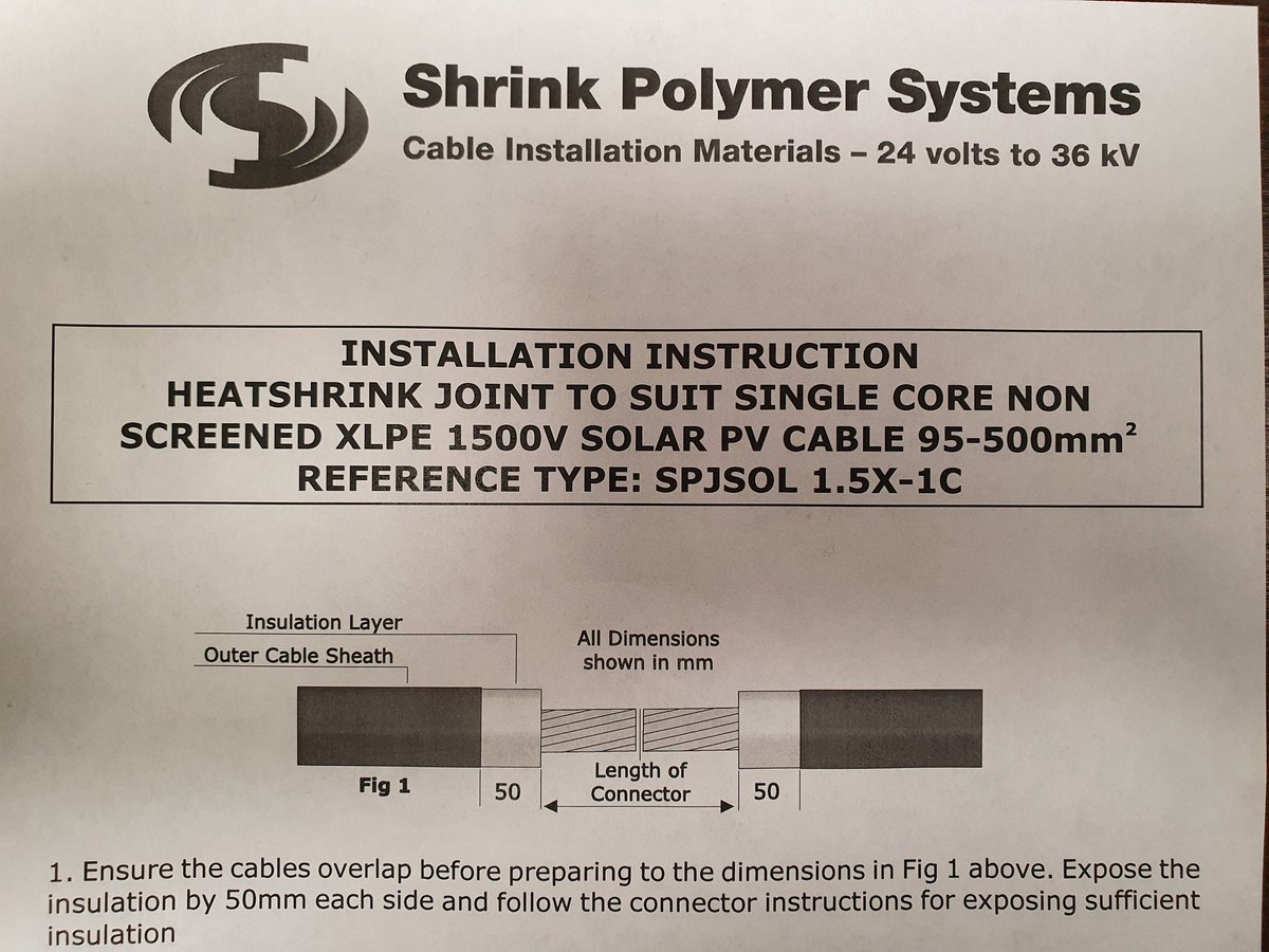 SPS_UK's tweet photo. Another new range of joint kits launched for Solar PV Cables
#solarcables #solarpv #cablejoints https://t.co/gk84lcjzlZ