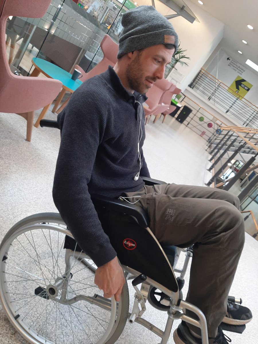 pinkfanwa's tweet photo. Exploring universal design as part of our #OICmodule such an amazing experience which highlighted some of the enviromental barriers those in wheelchairs can face impacting on occupational performance ♿ #socialinclusion #studentOTgoals @OTLeeds https://t.co/kTyHgLuVaH