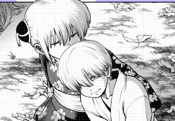 GWコミ新刊神楽ちゃんタイムスリップおねショタ沖神本「1214パラドックス・下」進捗。優しい優しい、とっても優しい神楽ちゃん。 
