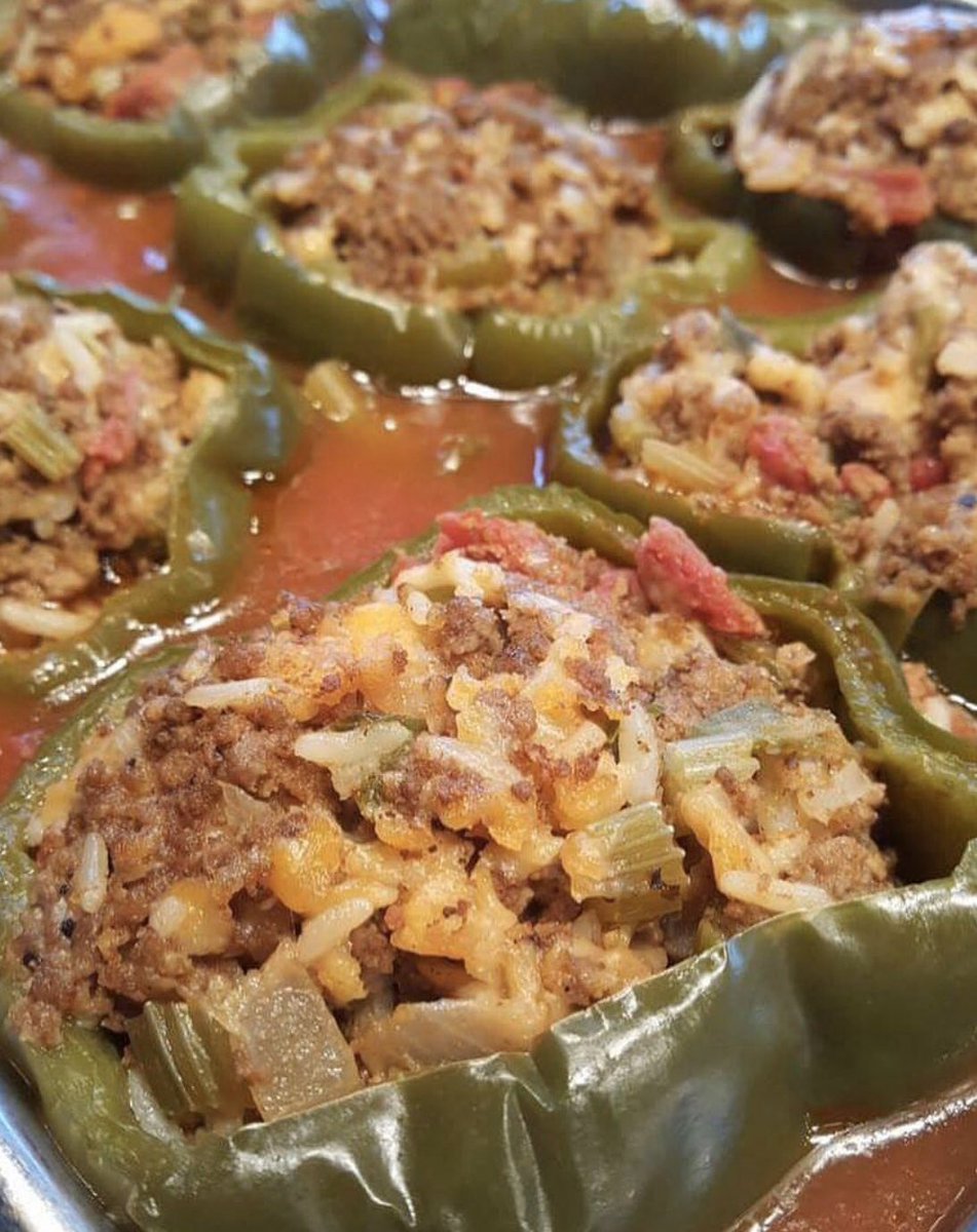 bishopsmeat3's tweet photo. Stuffed peppers, a #BishopsMeat3 favorite, on today’s menu! Swing by and eat with us or order online to pick-up at https://t.co/JqC3heBo3y. #BishopsToGo https://t.co/j6q9Yf9UNr