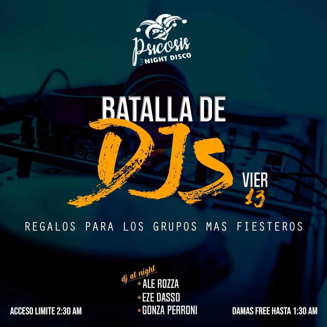 PSICOSISCHACA's tweet photo. 🎃VIERNES 13🎃

🎧🎛BATALLA DE DJ'S🎛🎧

⚠️Dale RT y participa por⚠️

🌈CHAMPAGNES
🌈CONSUMICIONES
🌈FREE PASS
🌈GORRAS

🎀DAMAS FREE HASTA LA 01:30AM🎀

🔝PREMIOS A LOS GRUPOS MAS FIESTEROS DE LA NOCHE🔝

DESCUENTOS PARA LA PROMO 20

#Lafiestadelosviernes
#Psicosis
#BatallaDDjs https://t.co/3QvRGHT4Me