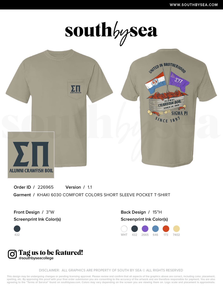 LAST DAY TO PURCHASE SHIRTS ARE THIS FRIDAY‼️ tickets will still run up to the event date.
•
•
•
Click the link below to purchase a T-shirt and ticket for the boil! We can’t wait to see you there! 
southbysea.com/preorder/22696…