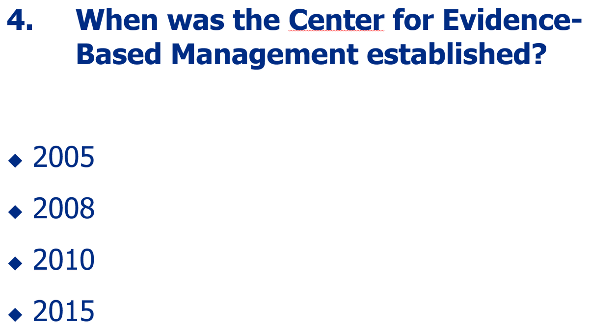 Rob_Briner's tweet photo. If you can't make it to the 𝙀𝙫𝙞𝙙𝙚𝙣𝙘𝙚-𝘽𝙖𝙨𝙚𝙙 𝙃𝙍 𝙁𝙤𝙧𝙪𝙢 here's a taster of one of tonight's activities:  A quiz.

More details of Forum here: https://t.co/FJRNP0mq8J

#EBHRF https://t.co/zKIBNkS8Pk