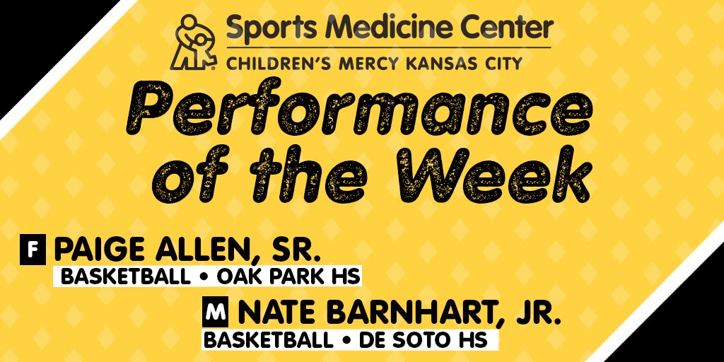 CMsportsmed's tweet photo. Congratulations to our two #KCPrep Performance of the Week winners - @Northmen_GBB's Paige Allen and @DeSotoHoops' Nate Barnhart!

#PlayHealthyKC @Paigie_11 @nate_barnhart

Submit future nominees here: https://t.co/Fr7Z1qQ7zK https://t.co/SoAbLN6vUQ