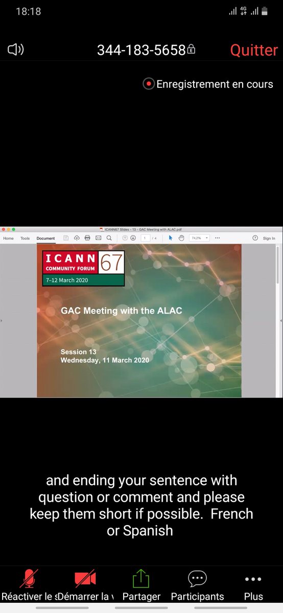 bacharbong's tweet photo. Participation depuis #ndjamena #Tchad ร La session virtuelle conjointe #ALAC et #GAC
#ALAC67 #VIRTUALMEETING #VCANCUN #ICANN67 #Adjib #epdp #newgtld #capacityBuilding https://t.co/76e4L55UQO