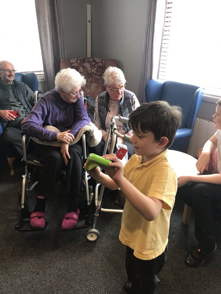 carronshoreEP's tweet photo. Pictures from yesterday’s visit to Carrondale Care Home. The children behaved very well again and entertained the residents. #generationproject @Cpsmrsw @carronshoreps @Primary1_CPS @Carronshorep2_3 https://t.co/p9dOUxLklZ