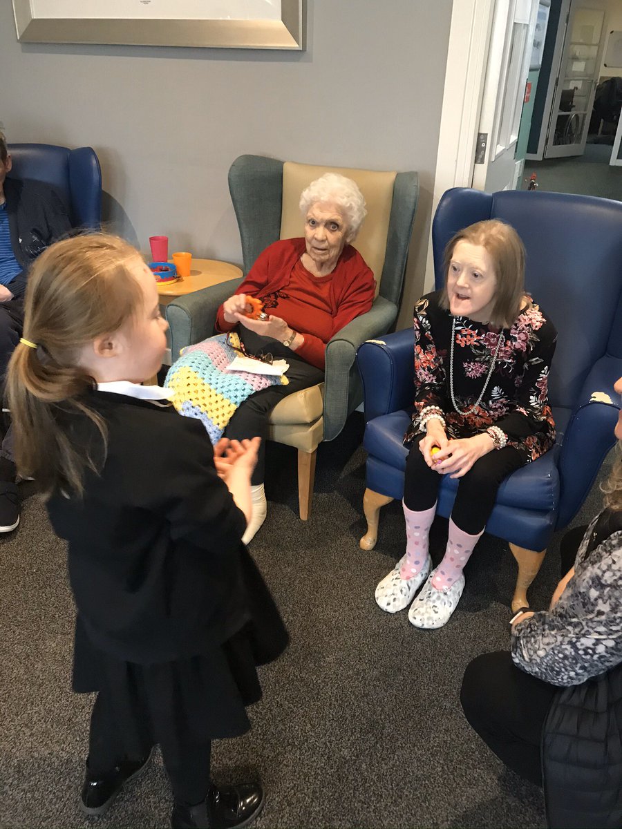 carronshoreEP's tweet photo. Pictures from yesterday’s visit to Carrondale Care Home. The children behaved very well again and entertained the residents. #generationproject @Cpsmrsw @carronshoreps @Primary1_CPS @Carronshorep2_3 https://t.co/p9dOUxLklZ