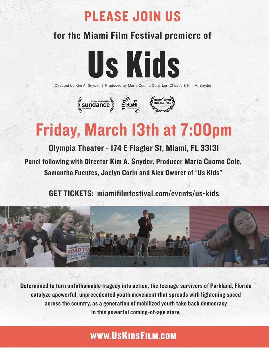 Please join us for this important film. #NeverAgain