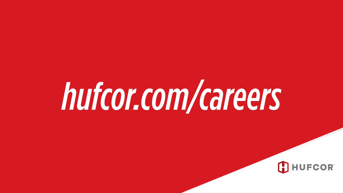 HufcorUSA's tweet photo. Join the Hufcor team today! https://t.co/nO9Tc1hrcD https://t.co/2Vq2pXvPuT