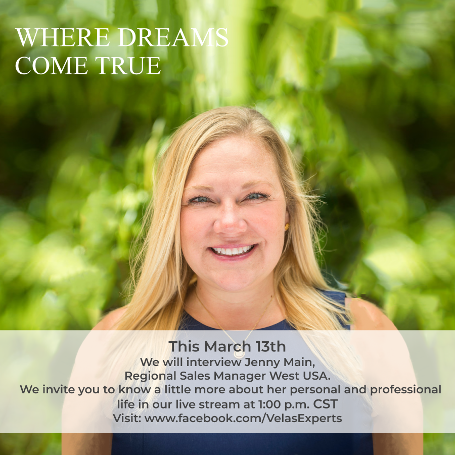 VelasExperts's tweet photo. Don't miss our live stream on our Facebook this March 13th at 1:00 p.m., where we will be speaking to our Regional Sales Manager West USA, Jenny Main. https://t.co/s3nKYCf3Wd