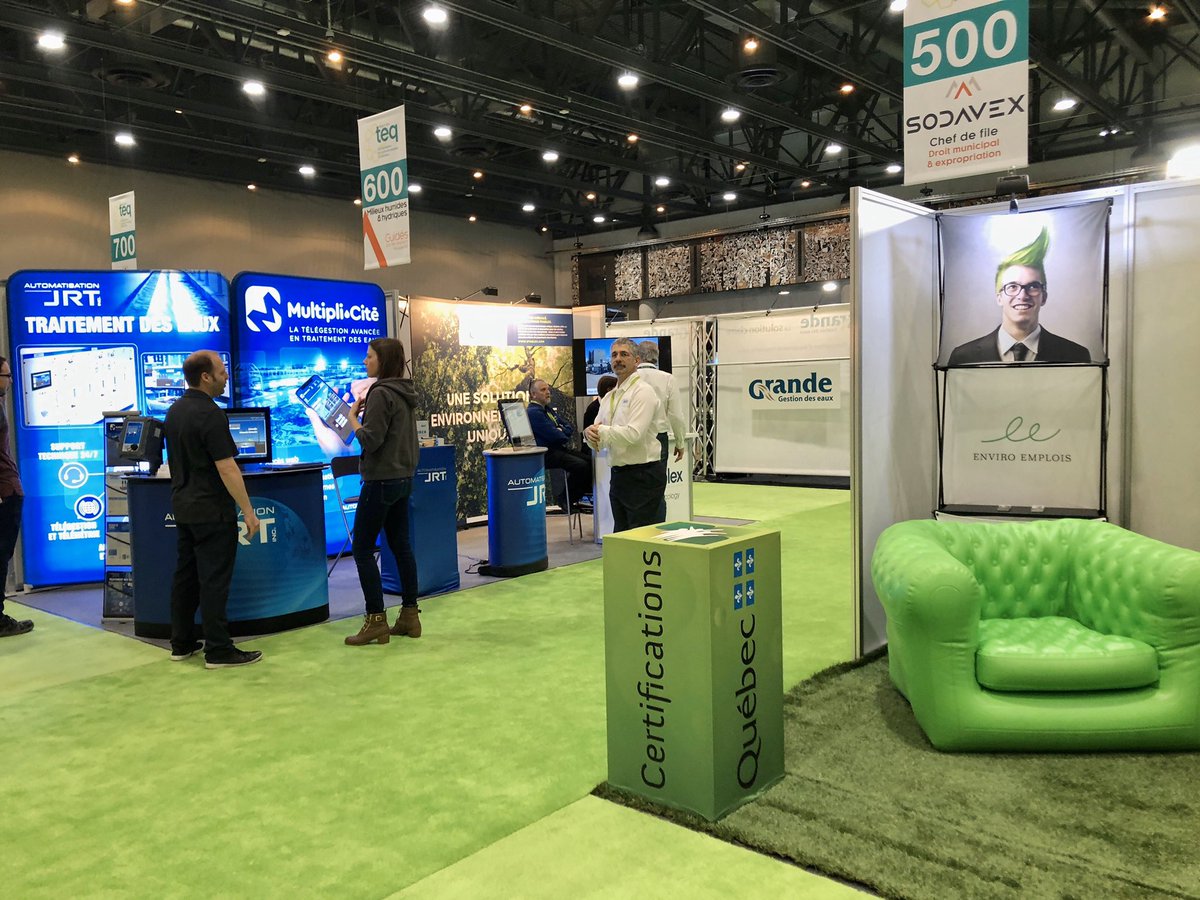 herminedepins's tweet image. 2e journée au #SalondesTEQ pour @solucycle ! Venez discuter avec nous au kiosque 705 🌎 #economieverte #technologiesenvironnementales @Reseau_Envt