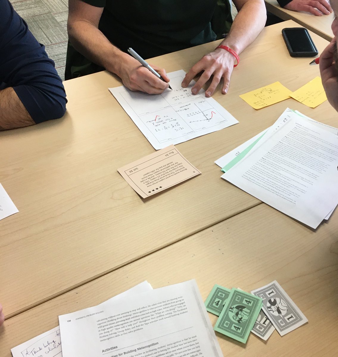 TheErickLee's tweet image. Exploring #InterleavedPractice using an Add ‘Em Up and a Math Market activity with grade 8 math teachers. #HRCEmath #HRCEpd