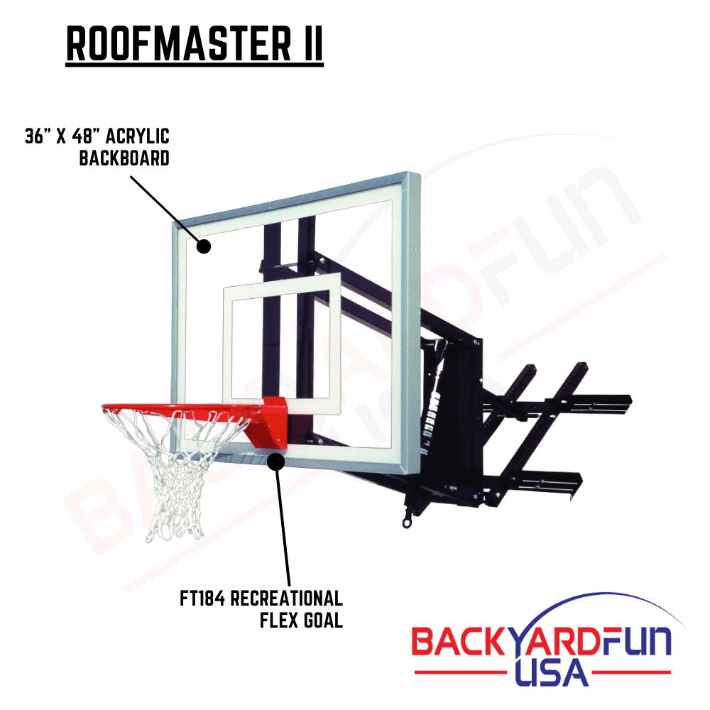 UsaBackyard's tweet image. No other system compares to the RoofMaster Adjustable Roof Mount Basketball Hoop from First Team.  The unit is versatile enough to mount to any roof pitch or vertical wall surface. Shop it here: 
bit.ly/38ER4r6
#BackyardFunUSA #Basketball