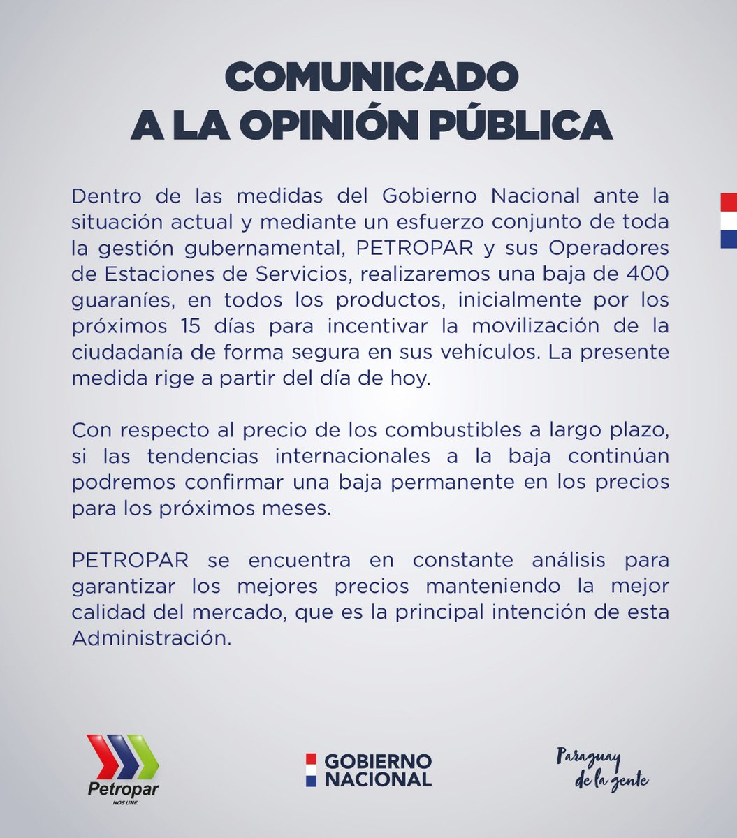 Petropargov's tweet photo. COMUNICADO A LA OPINIÓN PÚBLICA. https://t.co/pu2EHGErRr