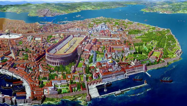 Reconstruction Of Constantinople: From 4th To 13th Century AD realmofhistory.com/2020/03/10/con…