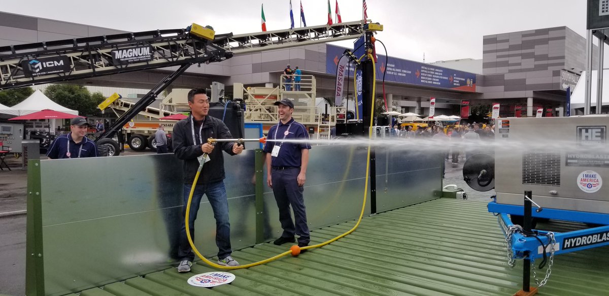 Hydroblasters's tweet photo. #CONEXPOCONAGG @IMakeAmerica 
Booth S5932 https://t.co/4au9ltszaP