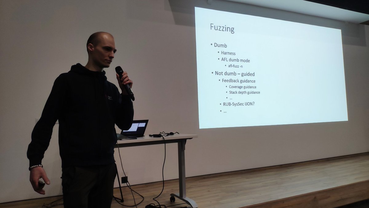Завершающему доклад на #DefconRussia от <a href="/e13fter/">e13fter</a> "F*cking binaries или Fuzzing binaries!"