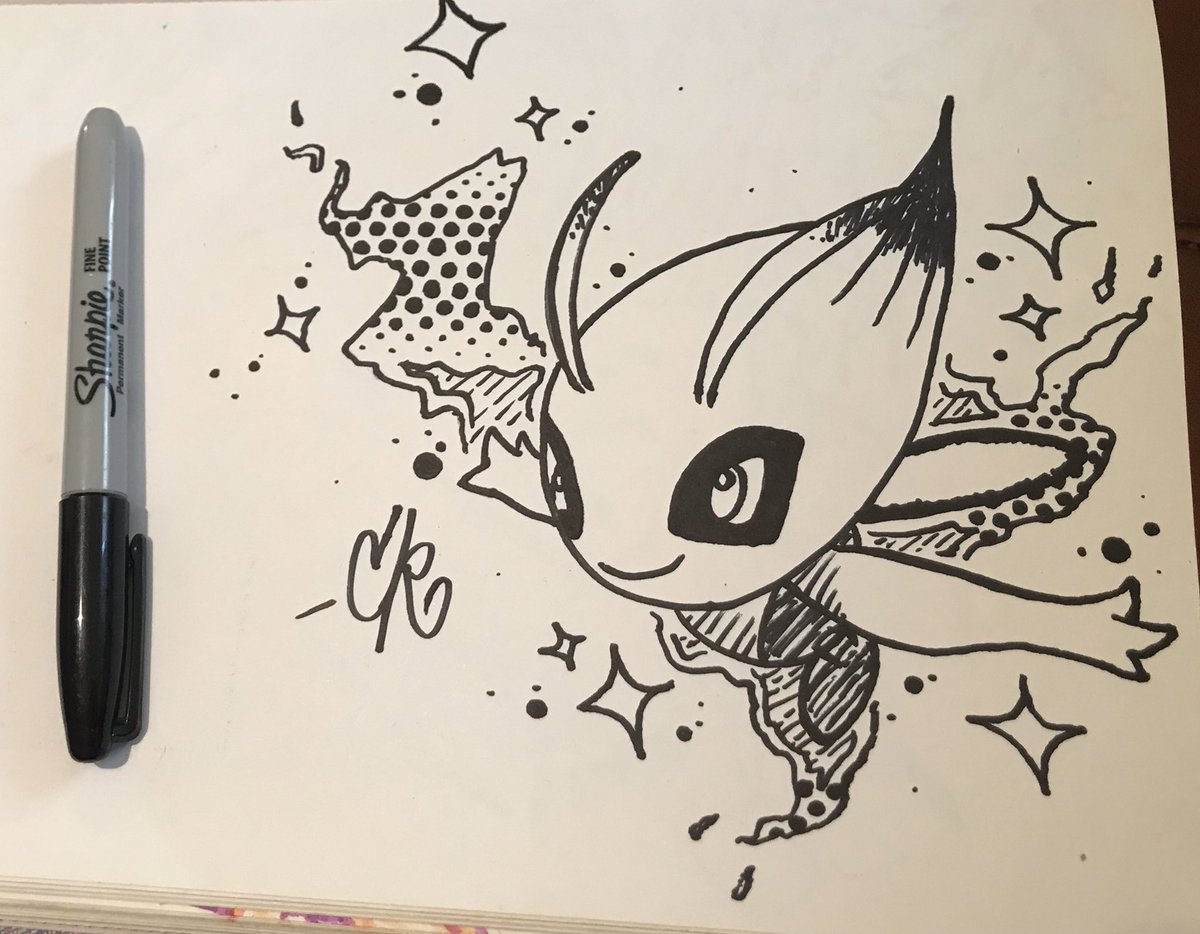 manikSA210's tweet photo. My Freehand Drawing of The Mystical Celebi #251 !!! ✍🏽 

Hope ya Like Everyone! And RT if you can Thanks!

@Junichi_Masuda 

#Pokemon #PokemonArt #Fairy #ArtistOnTwitter @Pokemon #PokemonSwordSheild #Marker #Drawing #Sketch #Celebi #FanArt https://t.co/jbc48e4cjX