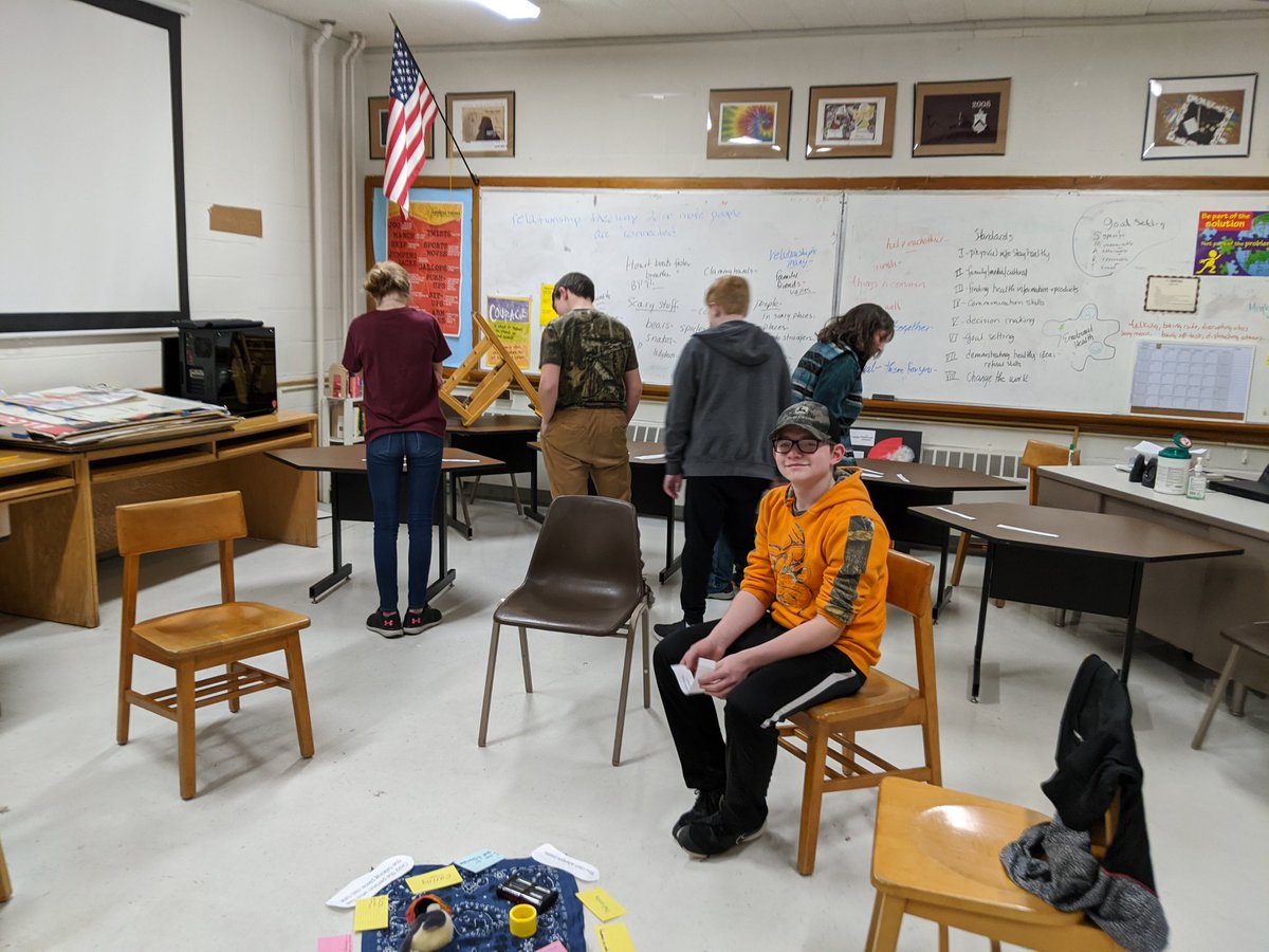 Today we used restorative circles to unpack our climate survey. We had amazing discussions that will lead to positive change. #studentvoice #restorativepractices #grcsu #vted @PHSPrincipal1