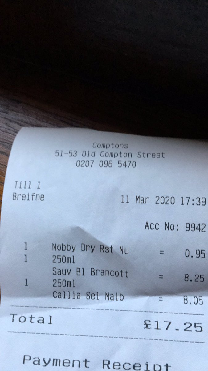 Littlecub647's tweet photo. Am I just old or is this a complete rip off? @granddameofsoho #comptons https://t.co/0etRZU7PXI
