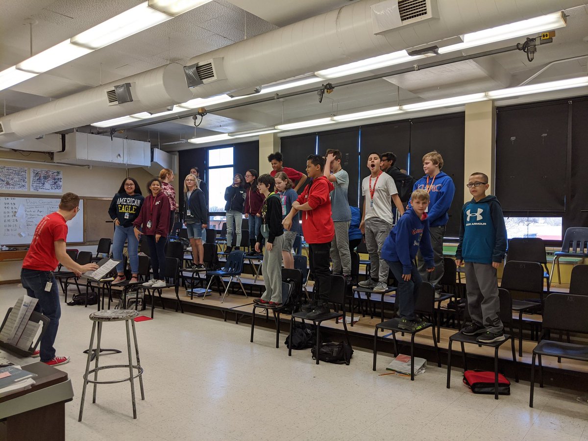 mathwithegley's tweet photo. I got the great privilege of listening to the 6th graders sing in choir today! I am constantly blown away by the many skills these students have! #WPSProud @HadleyUSD259 https://t.co/9mSBejlRcP