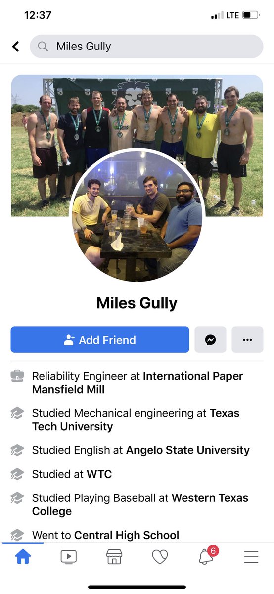 RealitySteve's tweet photo. (SPOILER): Added to Clare’s guys: Miles Gully, 27, Shreveport, LA. Currently living in West Texas. Works as an engineer. Played baseball at Angelo St University. https://t.co/JDDIcZ3zrV