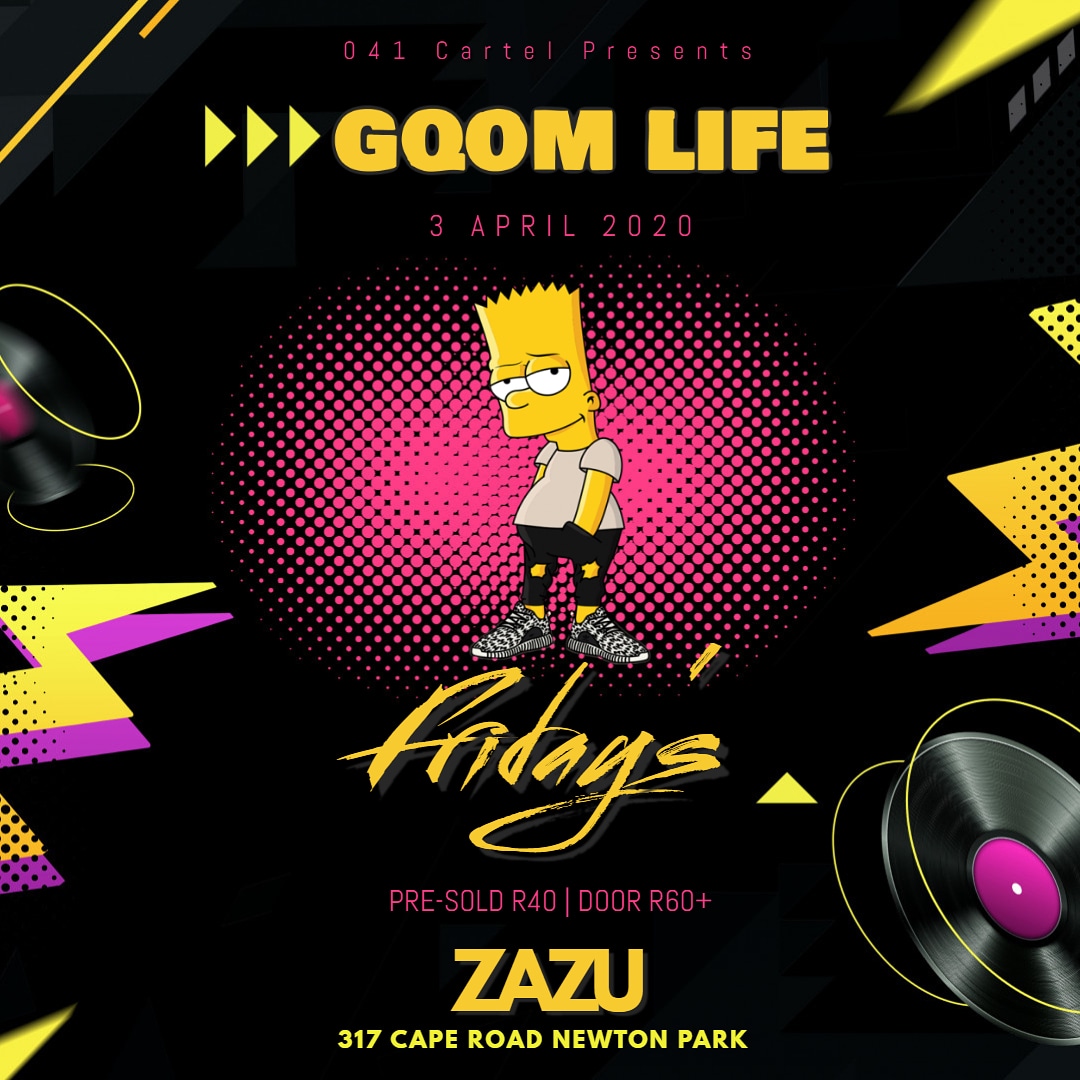 ZAZU_ENT's tweet photo. Gqom life Friday's Is a unique experience that bring the Kasi lifestyle to the burbs,its not your average laid back tunes but a diverse sound create and perfected right here in South Africa let's kick it at Zazu for a dose of the Gqom culture!

More details to follow! https://t.co/f4emvY21vh