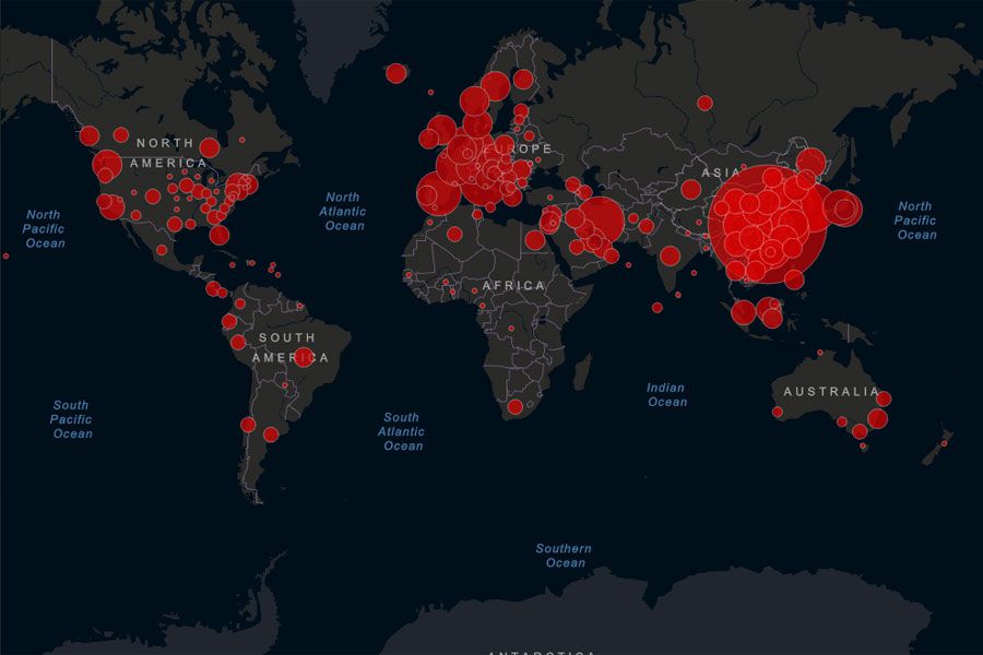 ➡🌎 Mapa interactivo actualizado con la pandemia de coronavirus por el mundo 😷 bit.ly/2vXv4uj