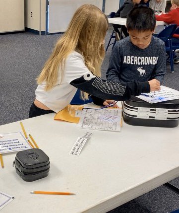 AshCorlett's tweet photo. We are still talking about how fun our Breakout EDU was! Thank you to @teach3tech for dazzling us with this great lesson. ✨ @DelLagoElem @SVUSDedtech #SVInnovates #dolphinsdazzle https://t.co/noCVeUOdK8