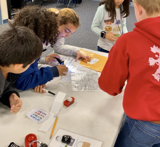 AshCorlett's tweet photo. We are still talking about how fun our Breakout EDU was! Thank you to @teach3tech for dazzling us with this great lesson. ✨ @DelLagoElem @SVUSDedtech #SVInnovates #dolphinsdazzle https://t.co/noCVeUOdK8