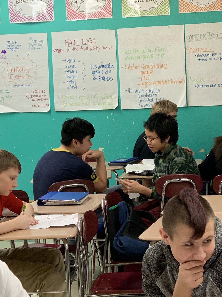 HMS_Team71's tweet photo. Students rehearsing their Shakespearean Dialogues before their performances! @HSD122 @HarlemMS #team7won https://t.co/3sIWJ2bzuu