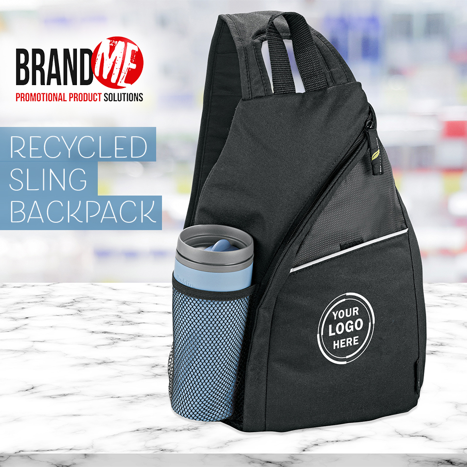 BrandMe_Sol's tweet photo. Sustainably made and perfect for anyone with a busy schedule! This sling backpack has pockets for every necessity and makes a great gift for #NursesWeek starting May 6th! 🏥🩺 https://t.co/1XRKMuutcI