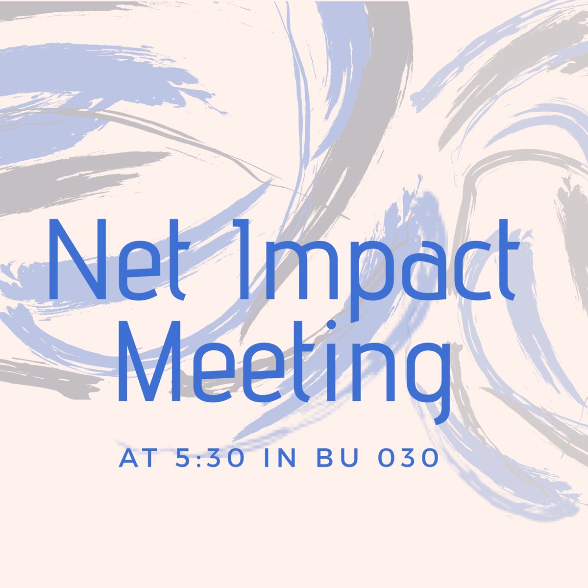NetImpact_OSU's tweet photo. Don’t forget this meeting before your Spring Break! See you at 5:30! https://t.co/EjFSs7zGSq