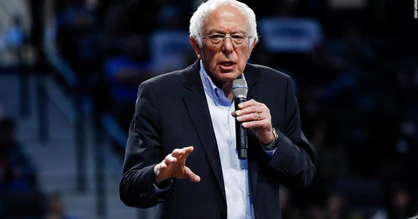 CNNPolitics's tweet photo. Bernie Sanders vows to stay in the 2020 race and says he is looking forward to Sunday's CNN-Univision debate with Joe Biden https://t.co/iyQeO2cVI3 https://t.co/cTmVrfi30T