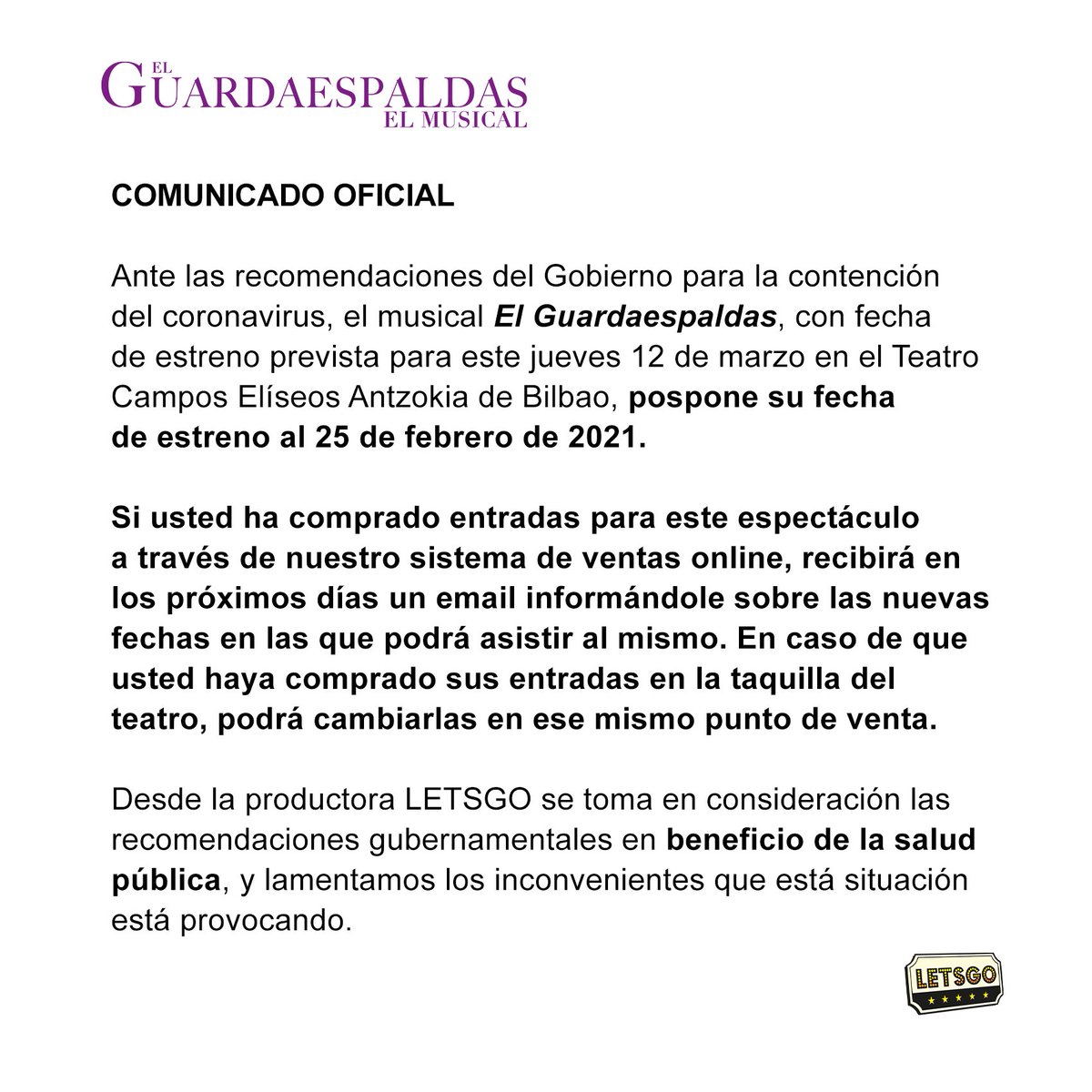 El Guardaespaldas, la gira (@guardaesp_gira) on Twitter photo 